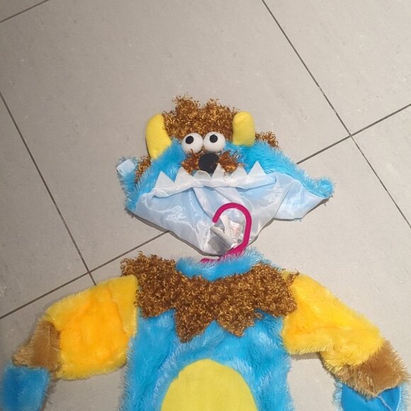 Rubie's Furry Blue and Yellow Monster Costume - New 6-12 Months - Picture 2 of 4